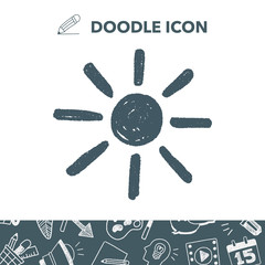 doodle sun