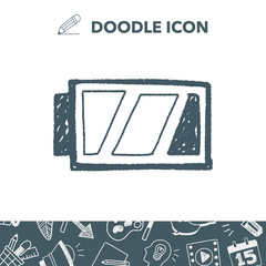 battery doodle drawing