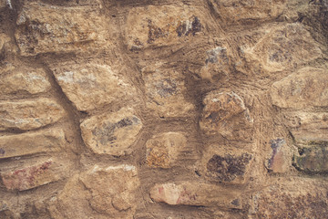 Muro de piedras grandes egipcio