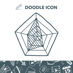 infographic chart doodle drawing