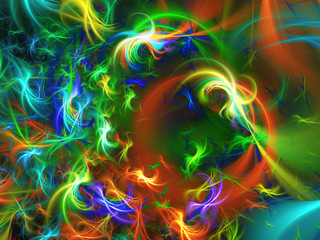 Abstract fractal background