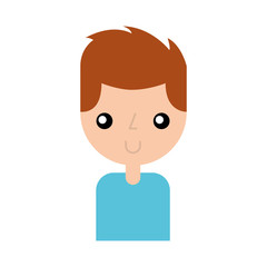 young man avatar character vector illustration design