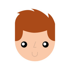 young man avatar character vector illustration design