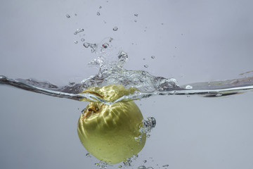 Apple water splash