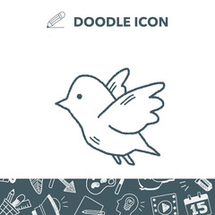 love bird doodle