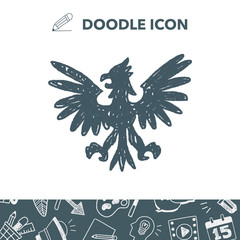 eagle doodle