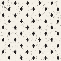 Seamless pattern with hand drawn lines. Abstract background with freehand brush strokes. Black and white texture. Ornament for wrapping paper.