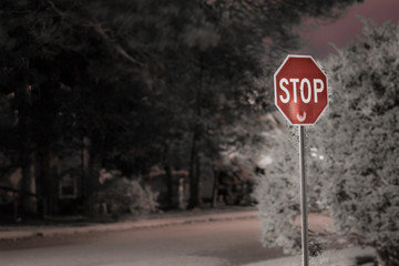 Stop sign 