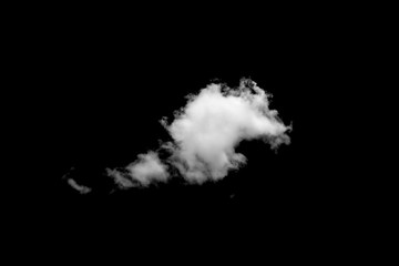 Naklejka na ściany i meble cloud isolated black background