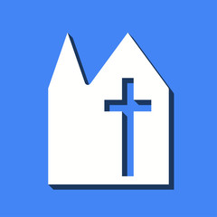 Church - vector icon.