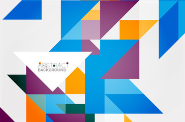 Triangle pattern design background
