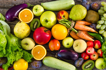 Fruits and vegetables