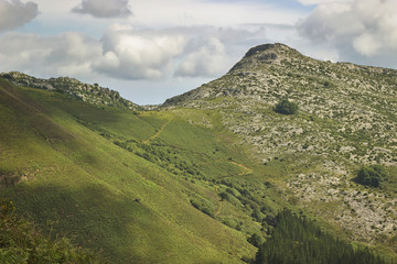 Fototapeta na wymiar Trucios mountains