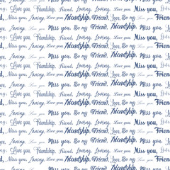 Fototapeta premium Love text pattern