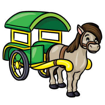 Carriage Cartoon
Illustration of cute cartoon carriage.