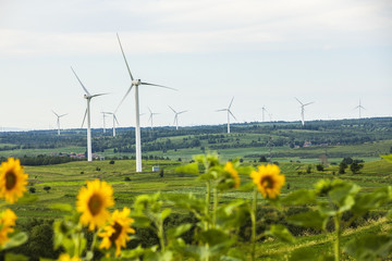 wind turbines