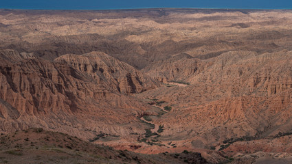Dry Desert Landscape Kyrgyzstan