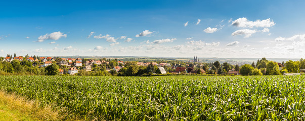 Panorama der Umgebung von Meißen in Sachsen