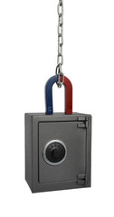 Magnet and safe
