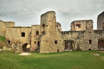 Fototapeta na wymiar Medieval Rabi castle in the Czech Republic, Europe