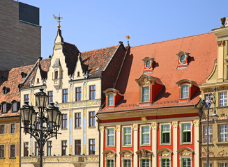 Fototapeta premium Market square in Wroclaw. Poland