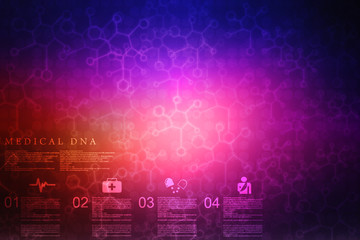 2d illustration Abstract medical background