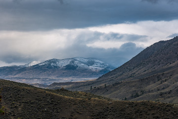 A Cloudy Vista of Yellowstone