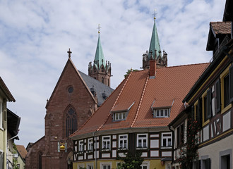 Fototapeta premium Sankt Gallus Kirche in Ladenburg