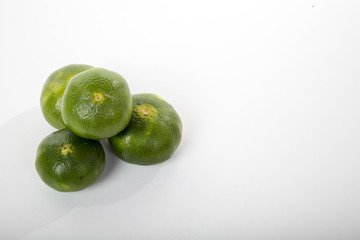 Three tangerines