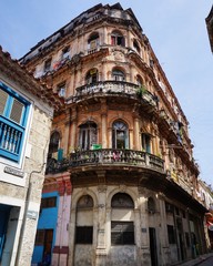in der Straßen von Havanna auf Kuba, Karibik