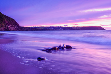 purple sunset