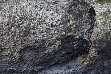 Basalt rocks in Nanatsugama, Kyushu Japan