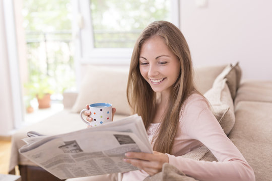 Reading the newspapers