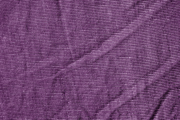 Violet color textile texture.