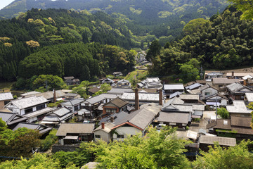 Fototapeta na wymiar Okawachi village of potter in Japan