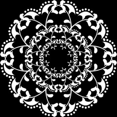 Abstract image,ornament,floral motif