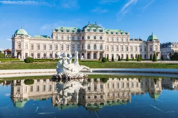 Foto op Plexiglas Paleis Belvedere in Wenen, Oostenrijk © and.one
