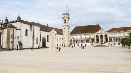 Coimbra, Portugal - Circa September 2013: Paco das Escolas at Coimbra University, Portugal