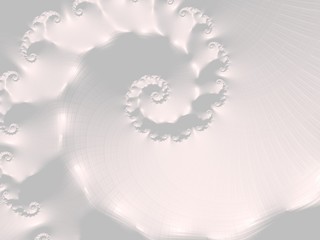 The white Plaster in the form of a Fractal