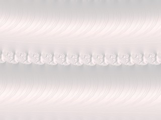 The white Plaster in the form of a Fractal