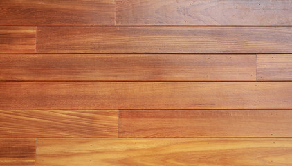 Horizontal wood plank wall background.