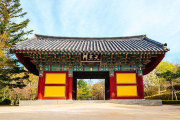 Bulguksa Temple UNESCO World Heritage Korean old architecture in Gyeongju, Korea