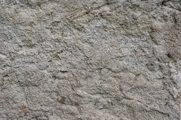 Gray Rough Plastered Concrete Wall Background Texture Detail.
