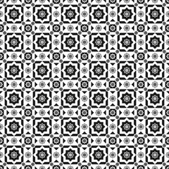 Seamless black and white pattern background abstract