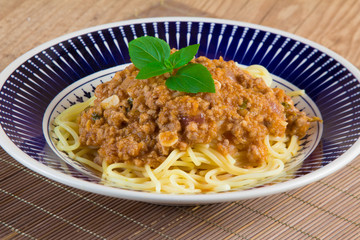 Spaghetti al Bolognese or Bolonhesa