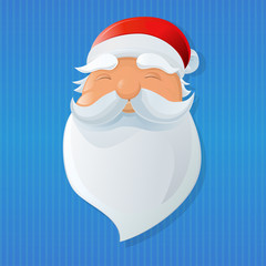 Portrait of happy Santa Claus