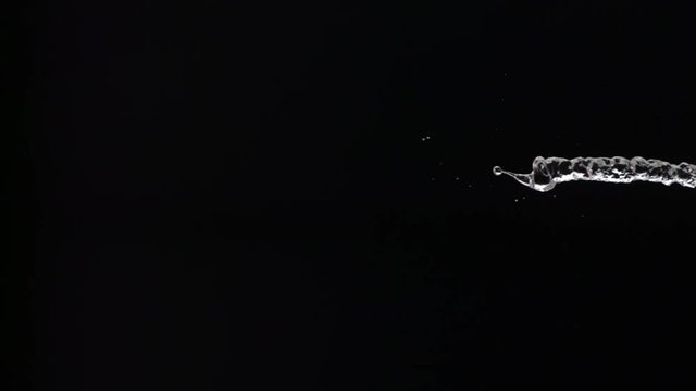 Two Streams of Water Crash