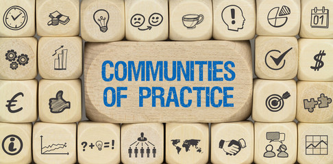 Communities of Practice / Würfel mit Symbole