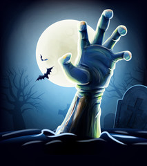 Obraz premium zombie hand
