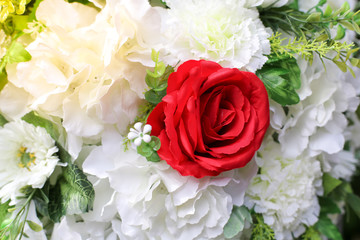 Flowers for wedding or background for wedding scene.